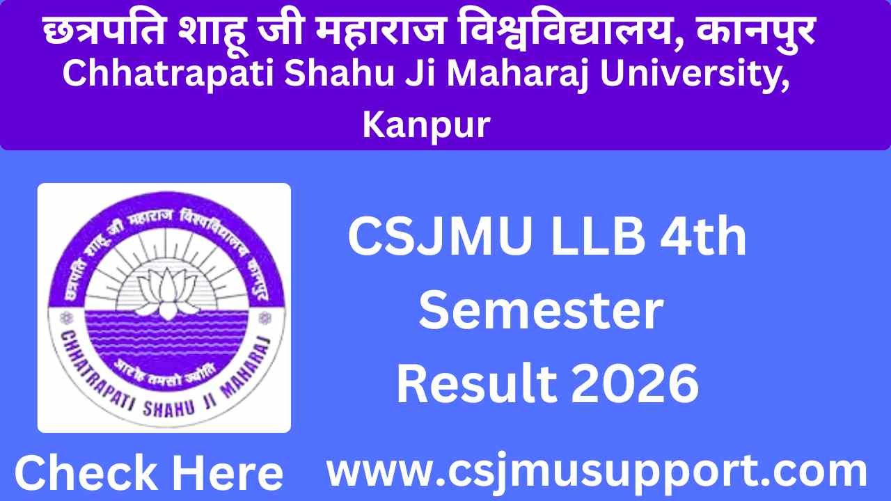 CSJMU LLB 4th Semester Result